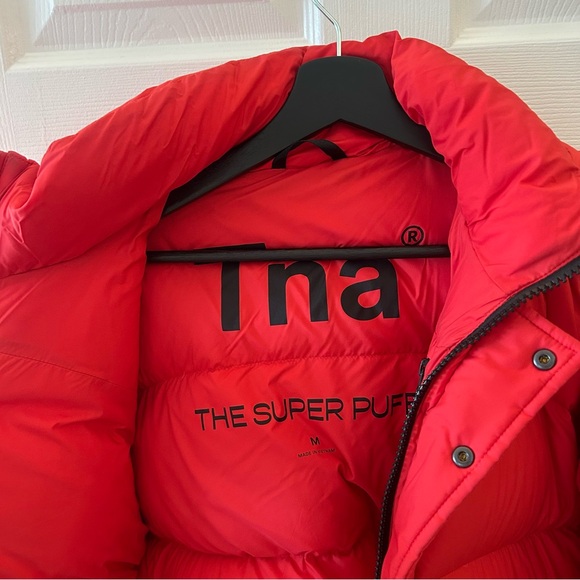 Aritzia Red SuperPuff Coat - Picture 2 of 5